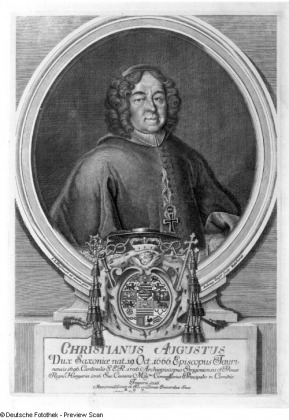Portrait de Christian August von Sachsen-Zeitz (1666 - 1725)