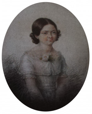 Portrait de Jeanne de La Mulottière Normand (1846 - 1942)