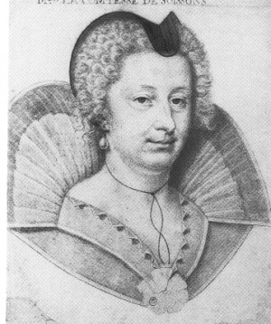 Portrait de Anna di Montafia (1577 - 1644)