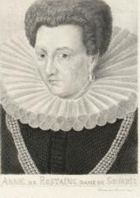 Portrait de Anne de Rostaing ( - 1637)