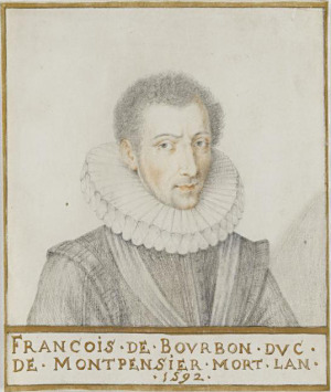 Portrait de François de Bourbon-Montpensier (1542 - 1592)