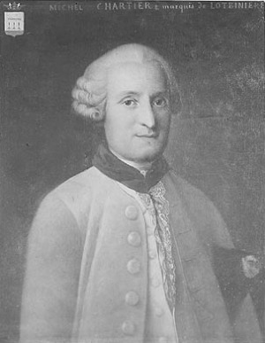 Portrait de Michel Chartier de Lotbinière (1723 - 1798)