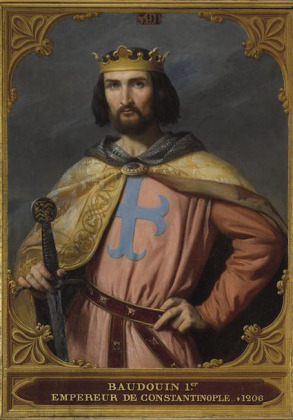 Portrait de Baudouin IX de Flandre (1171 - 1205)