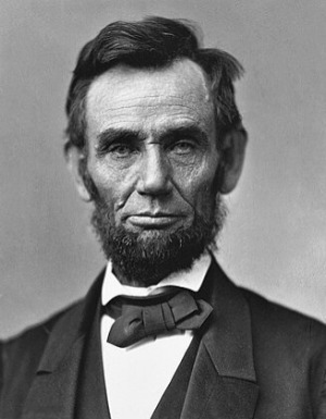 Portrait de Abraham Lincoln (1809 - 1865)