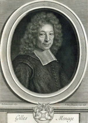 Portrait de Gilles Ménage (1613 - 1692)
