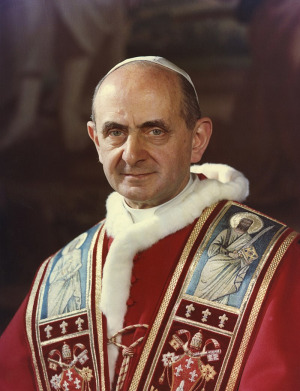 Portrait de Saint Paul VI (1897 - 1978)