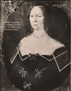 Portrait de Denise Éléonore de Chaussin (av 1590 - 1643)