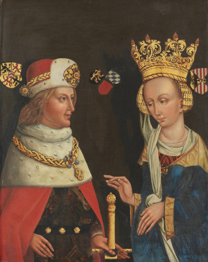 Portrait de Béatrice de Sicile (1326 - 1365)