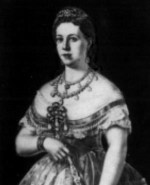 Portrait de Catalina Barron (1824 - 1880)