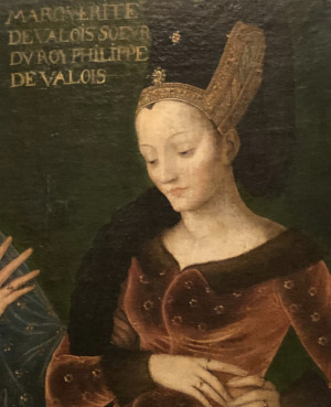 Portrait de Marguerite de Valois (1295 - 1342)