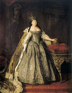 Portrait of Anne Ière de Russie (1693 - 1740)