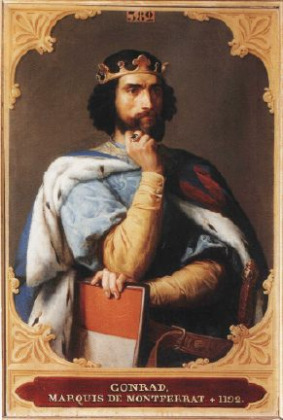 Portrait de Conrad I de Jérusalem (1146 - 1192)
