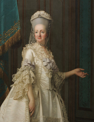 Portrait de Juliane Marie von Braunschweig-Wolfenbüttel (1729 - 1796)