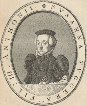 Portrait de Maria Susanna Fugger (1539 - 1588)