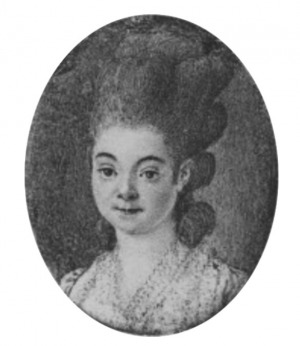 Portrait de Anne Alexandrine de Bernard (1758 - 1793)