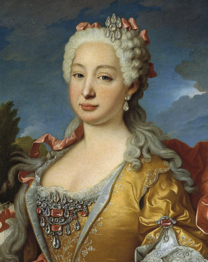 Portrait de Bárbara de Portugal (1711 - 1758)