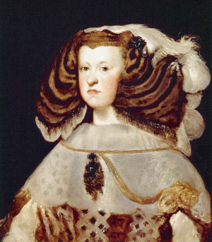 Portrait de Mariana de Austria (1634 - 1696)