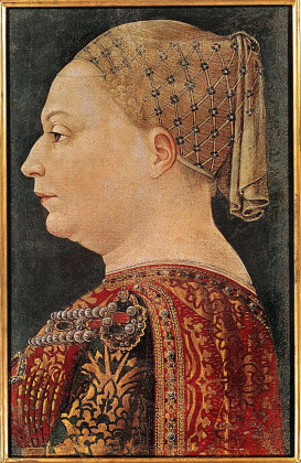 Portrait de Bianca Maria Visconti (1425 - 1468)