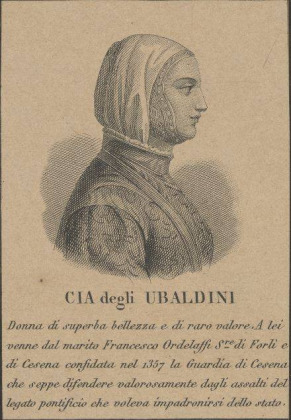 Portrait de Cia degli Ubaldini (1317 - 1381)