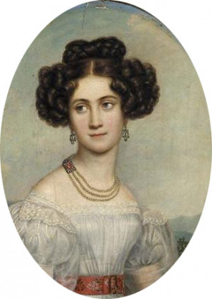 Portrait de Ludovika von Wittelsbach (1808 - 1892)