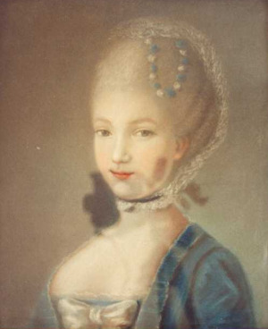 Portrait de Marie Alexandrine Reine de Jassaud (1761 - 1794)