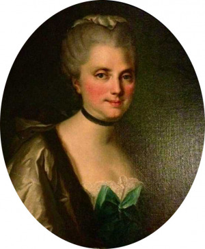 Portrait de Agathe du Plessis Mauron de Grenédan (1746 - 1794)