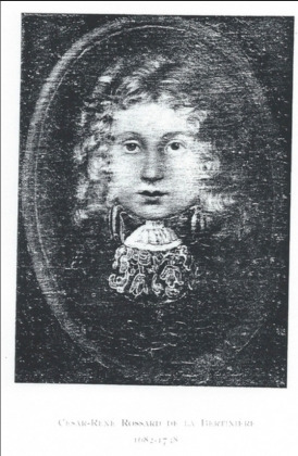 Portrait de César René Rossard de la Bertinière (1682 - 1738)