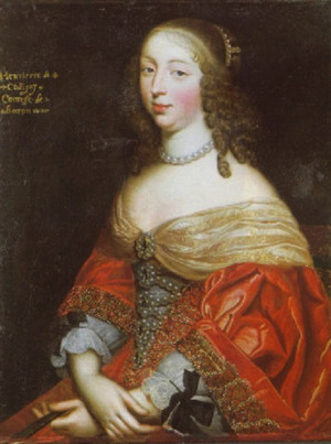 Portrait de Henriette de Coligny (1618 - 1673)