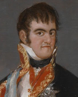 Portrait de Fernand VII d'Espagne (1784 - 1833)