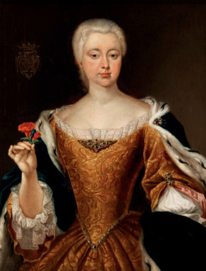 Portrait de Maria Anna zu Hohenlohe-Bartenstein (1701 - 1758)