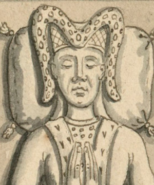 Portrait de Charlotte de Sainte-Maure ( - 1485)