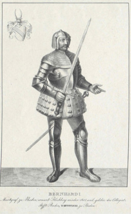 Portrait de Bernhard von Baden ( - 1431)