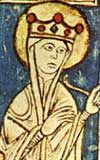 Portrait de Aliénor Plantagenêt (1162 - 1214)