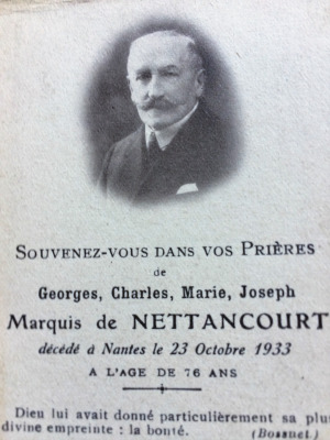 Portrait de Georges de Nettancourt-Vaubécourt (1857 - 1933)