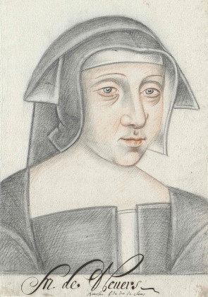 Portrait de Marguerite de Bourbon-Vendôme (1516 - 1559)