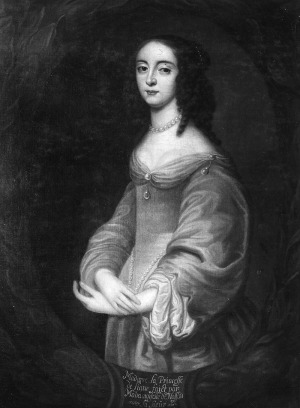 Portrait de Klara Maria von Nassau-Siegen (1621 - 1695)