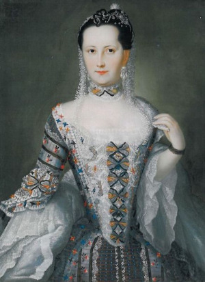 Portrait de Christine Henriette zu Stolberg-Stolberg (1738 - 1776)