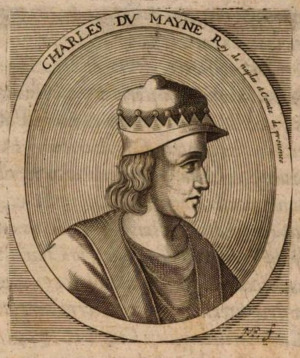 Portrait de Charles V d'Anjou (ca 1446 - 1481)