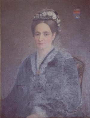 Portrait de Amandine Dujon (ca 1826 - 1879)