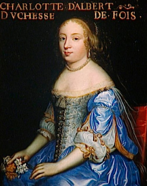 Portrait de Charlotte d'Albert d'Ailly (ca 1648 - 1665)