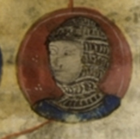 Portrait de Pierre Ier de Courtenay (ca 1126 - ca 1182)