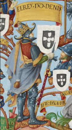 Portrait de Dinis I de Portugal (1261 - 1325)