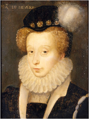 Portrait de Henriette de Clèves (1542 - 1601)