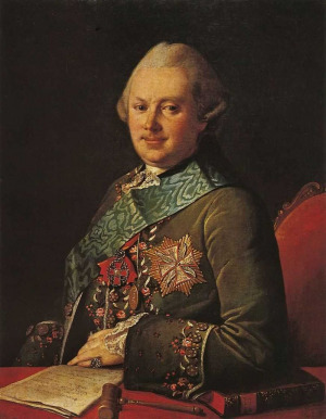 Portrait de Alexander Wiazemsky (1727 - 1793)