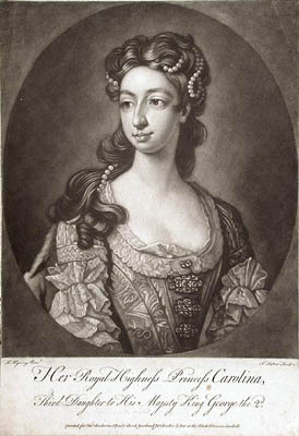 Portrait de Caroline von Hannover (1713 - 1757)