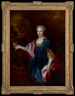 Portrait of Marie-Madeleine Nicolas de Lussé ( - 1751)