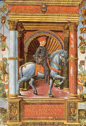 Portrait de Muzio Attendolo Sforza (1369 - 1424)