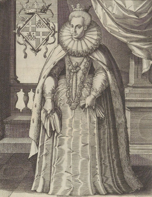 Portrait de Diane de Dommartin (1552 - 1625)