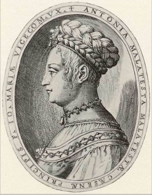 Portrait de Antonia Malatesta (1451 - 1483)