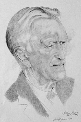 Portrait de Sir Geoffrey Keynes (1887 - 1982)